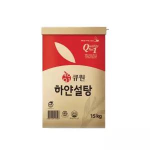 큐원 하얀 흰 백 설탕 15kg