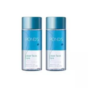 폰즈 클리어 훼이스 스파 립앤아이 메이크업 리무버 120ml 2개 + 폰즈 화장솜 30개입