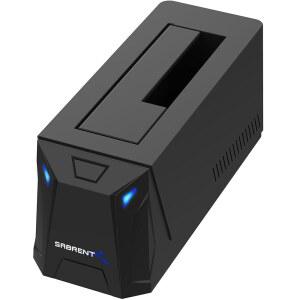 2.5인치 또는 3.5인치 HDD, SSD [지원 UASP] (EC-UBLB)용 SABRENT USB 3.0 to SATA 외장 하드 드라이브 도킹 스테이션