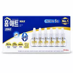 코스트코 홈매트 맥스 제로 리퀴드 알파 플러스 리필 45일 6개입 홈키파 무향 교체용