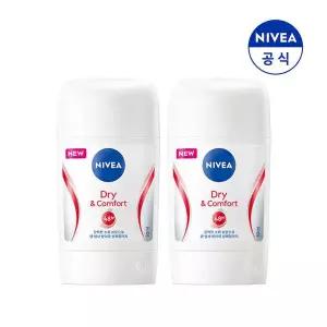 니베아 데오드란트 스틱 드라이 앤 콤포트 50ml X 2개