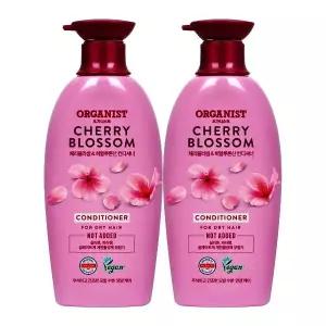 오가니스트 체리블라썸 수분영양 컨디셔너(비건) 500ml x 2개 586579