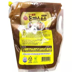 대용량 돈까스 소스 2000g 업소용 벌크 양념 경양식