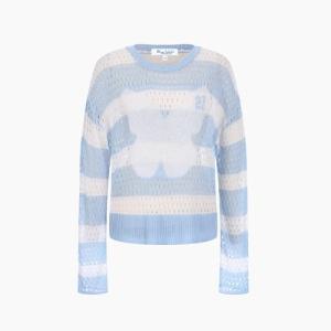 [AK수원점] [에고이스트] [BLUE LABEL] 나비 자카드 메쉬니트 탑 ES2OKL07