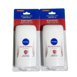 니베아 데오드란트 스틱 드라이 앤 콤포트 50ml 2개