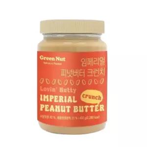 임페리얼 피넛 버터 스프레드 크런치 400g 1병