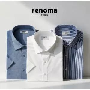 매장정품 renoma 셔츠 여름 반팔 스판 구김적은 링클프리 와이셔츠 남방 RIFSLOWH외 1841398