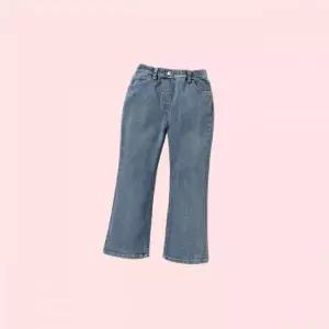 BEANPOLE KIDS 여아 세미 부츠 워커 신발컷 청바지 데님 팬츠 바지 하의 스카이 블루 4706245