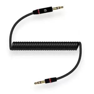 차량용 헤드폰 스피커 코일 연결 고음질 노트북 스마트폰 케이블 방식 COIL AUX