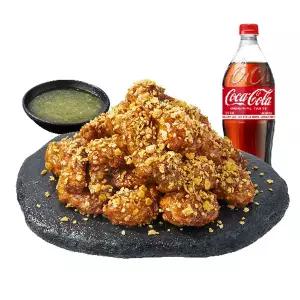 (노랑통닭) (콤보)우도 땅콩 치킨+콜라1.25L