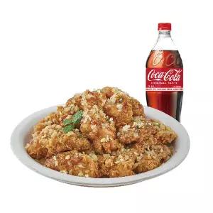 (노랑통닭) (콤보)알싸한마늘치킨+콜라1.25L