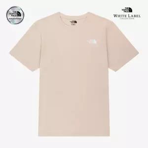 매장정품 노스페이스 THE NORTH FACE NT7UR00M 화이트라벨 코튼 반팔 라운드티 PAL