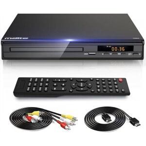 DVD 플레이어 HDMI AV 출력 TV용 모든 지역 무료 CD NTSC PAL 시스템 포함 마이크 USB 입력 지원 HDMI RCA 케이블 리모컨 패키지
