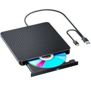DAINTY 외장 호환 블루레이 드라이브 DVD BD 플레이어 읽기 쓰기 휴대용으로 WIN7 WIN8 WIN10 WIN11 PC 노트북용 USB TYPE 버너를 지원하며 1년 보증이 제공됩니다