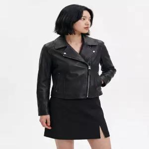 [벨 마르슈]  [최초가 525,800원]Minimal Lambskin Rider Jacket