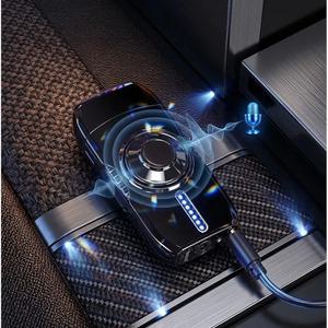 1+1 led 메탈 스마트 라이터 음성 인식 점화기 방풍 피젯터보라이타