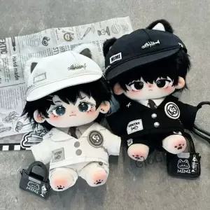 면 인형 옷 DIY 의류 고양이 귀 유니폼 멋진 재킷 속성 없음 액세서리 20cm