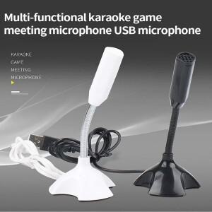 조절 가능 USB 마이크 노트북 및 컴퓨터용 스튜디오 노래 게임 스트리밍 스탠드