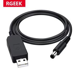USB 전원 부스트 라인 스텝 업 모듈  컨버터 어댑터 케이블  2.1x5.5mm 플매트 카펫 러그  DC 5V-DC 9V 12V