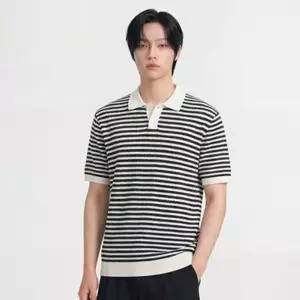 폴햄 남성 크로쉐 카라 반팔 스웨터 PHG2ET1060 LE1221799332