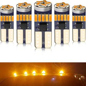 1984-2024 F150 F250 F350 F450 F550 슈퍼 듀티 앰버 LED 전면 상단 클리어런스 마커 전구용 Gorromp 루프 캡 전구