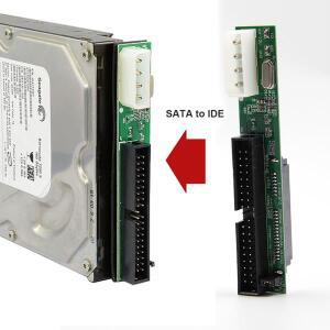 Sata-IDE 어댑터 변환기 2.5 Sata Female-3.5 인치 IDE Male 40 핀 포트 1.5Gbs 지원 ATA 133 100 HDD CD D