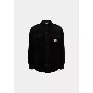 칼하트 CARHARTT 온세일 25FW 블랙 위드섬 코듀로이 셔츠 자켓 I028827 89XX