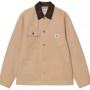 칼하트 CARHARTT 온세일 오늘출발 WIP 언라인드 디어본 캔버스 미시건 초어 코트 베이지 I031519-2N2-02