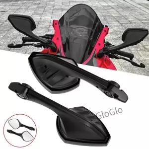 오토바이 카울링 미러 Libra 2 나폴레옹 스즈키 R6 CBR650R 650 GSXR 조절식 백미러 세트
