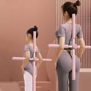 [늘솜]그레이 스트레칭 기구 목 어깨 허리 굽은등 요가 필라테스 막대 바 도구 (12335236)