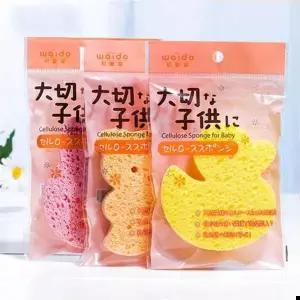 샤워타올 알록달록 아동 목욕 스펀지 204934 3p 1세트