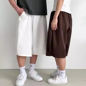 버뮤다팬츠 와이드핏 반바지 스냅버튼 남녀 남자 여자