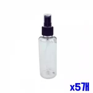 액체휴 화장품 소분 스프레이 용기100ml x5개 공병