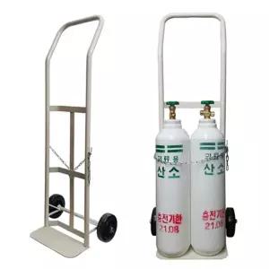 성심 철재 산소통 운반카 2단 (10-20kg용)