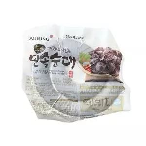보승 민속 순대 500g 아이스박스포장