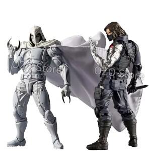 Moon Knight Figure Revoltech AMAZING YAMAGUCHI Avengers Marc Spector Winter Soldier Action PVC Movab
