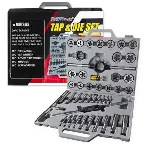 S툴맨 탭다이스세트 45PC/핸드탭 다이스 볼트 너트
