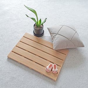 디럭스 욕실발판 중 오크무늬 변기발판 화장실 베란다 생활용품