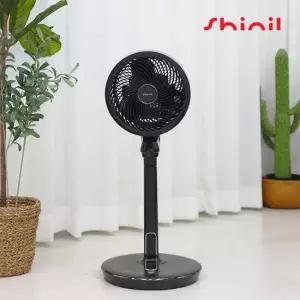 [입체회전과 강력한 모터로 빠른 공기순환] 신일 입체회전 BLDC 저소음 써큘레이터 SIF-R09DBK / 블랙