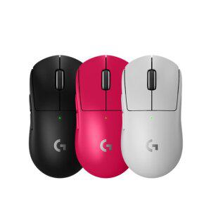 로지텍코리아 정품 G PRO X SUPERLIGHT 2 무선 게이밍 마우스 지슈라2 [블랙/화이트/핑크]