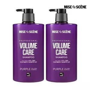 [미쟝센][AP] 미쟝센 볼륨케어 퍼플 콜라겐 샴푸 1000ml 2입