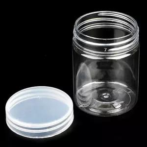 원형통 4.8cm/100ml 투명 수납 케이스 플라스틱 보관