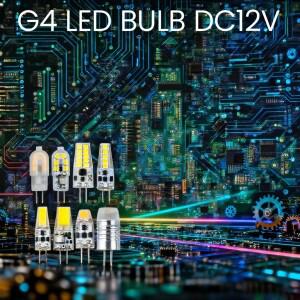 AC DC 12V 24V 저전력 LED G4 전구 1.2W 2W 3W 효율적인 스트로브 3000K 샹들리에 주방용 선택