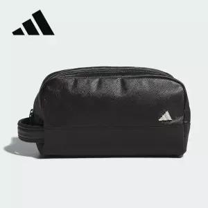 [아디다스 골프][아디다스골프] 26년 NEW JZ4378 Unisex PU Leather 2 지퍼 파우치