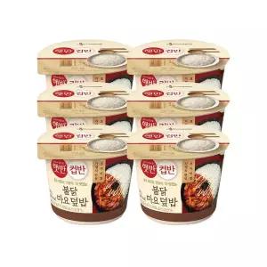 햇반 컵반 불닭마요덮밥 219g x6개 554110