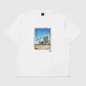 엄브로 썸머 PICK 포토 쿨피마 반팔티 UR321CRS72 WHITE