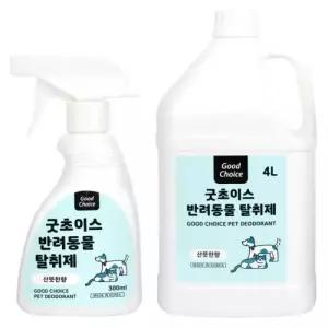 굿초이스 반려동물 탈취제 대용량 산뜻한향 4L x 1세