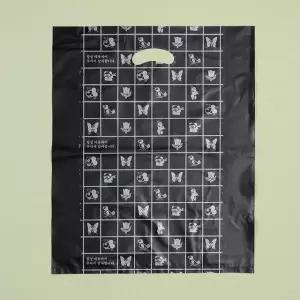 100p 양장비닐봉투(검정)(45x55cm) 의류봉투 /생활용품/가정용품/생필품