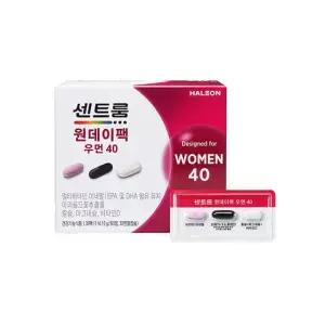 센트룸 원데이팩 우먼40 30일팩 (오메가3 루테인 칼슘마그네슘비타민D)