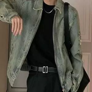 (다올)빈티지 데님 집업 자켓 남자 청자켓 아우터